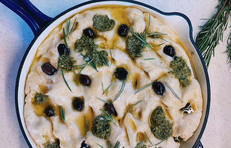 A Summer Staple: Olive and Rosemary Focaccia