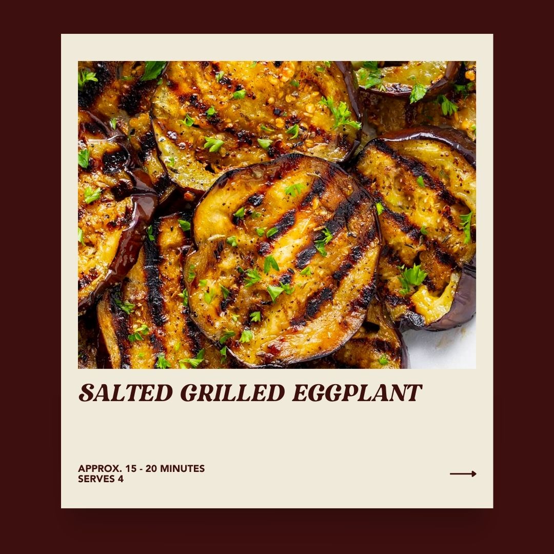 Salted Grilled Eggplant