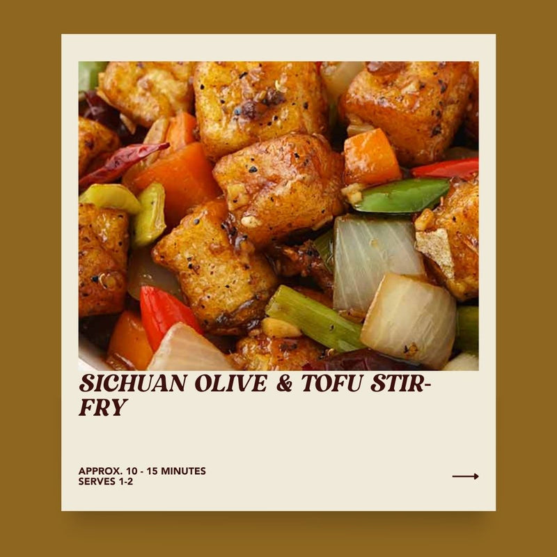 Sichuan Olive & Tofu Stir-Fry