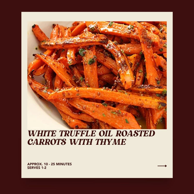 White Truffle Oil Roasted Carrots with Thyme