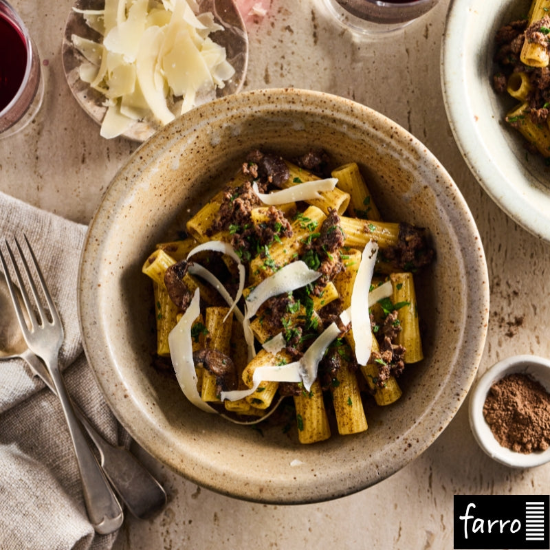 Beef & Truffle Ragu with Maccheroni Pasta