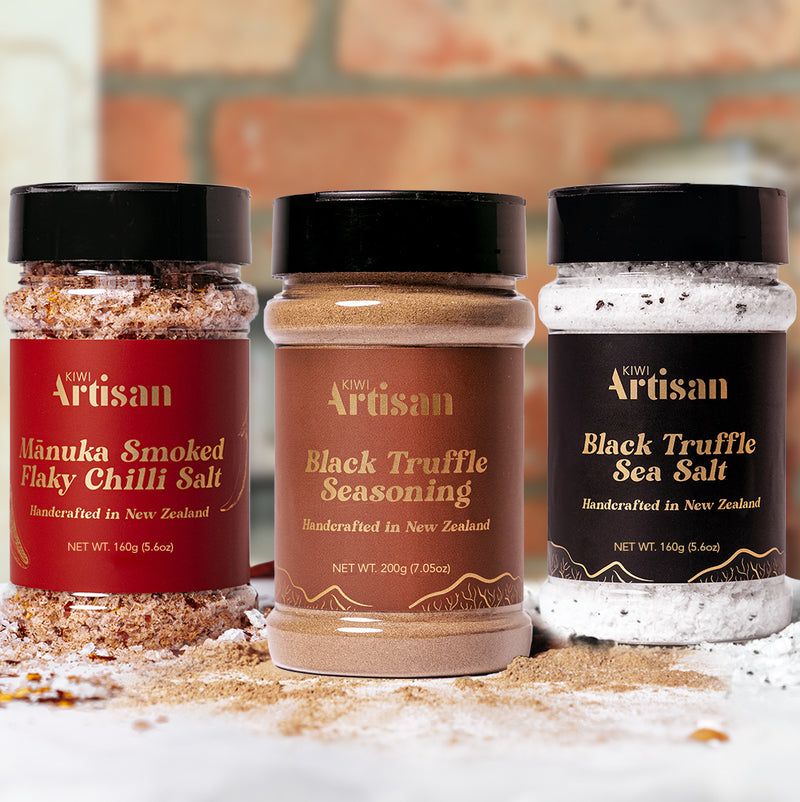 Smoked Chilli & Truffle Salt Trio + FREE GIFT