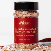 Smoked chilli salt with Manuka wood and sea salt
