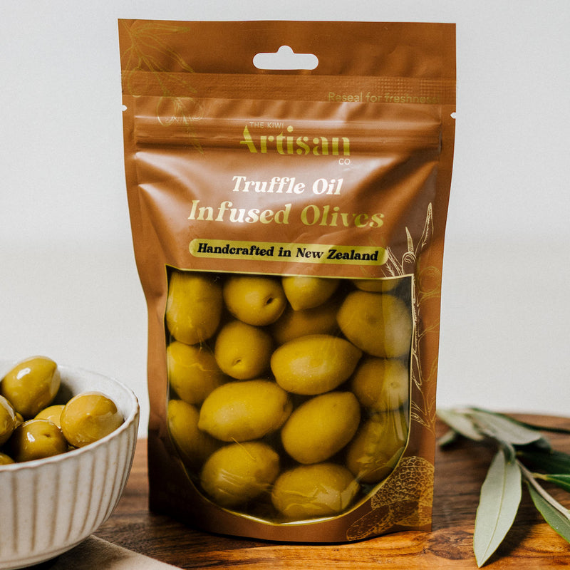 Kiwi Artisan Truffle Oil Infused Olives