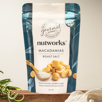Gently Roasted Macadamia Nuts Lightly Dusted with Natural Rock Salt – Savory Premium Snack