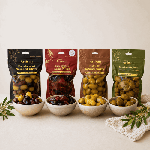 Infused Olive Range Four-Pack