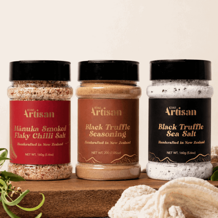 Smoked Chilli & Truffle Salt Trio